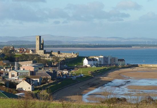 St Andrews from road to East Neuk